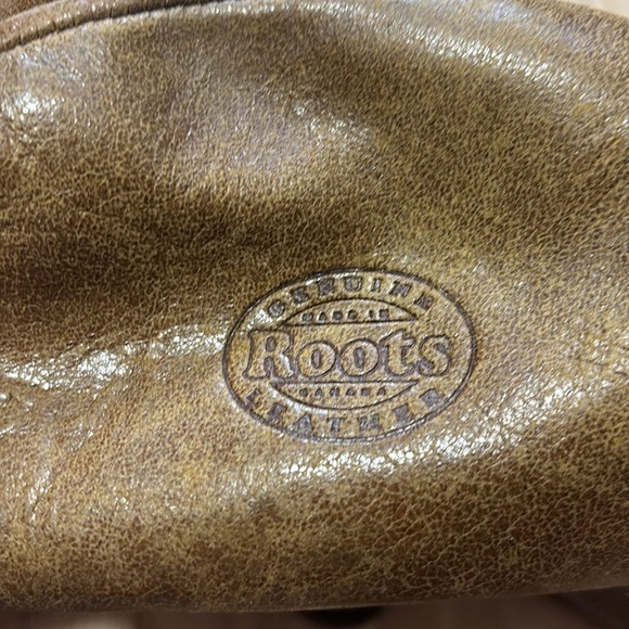 Roots Genuine Leather Made in Canada Mini Backpack Bag Top Handle Purse - Picture 7 of 9
